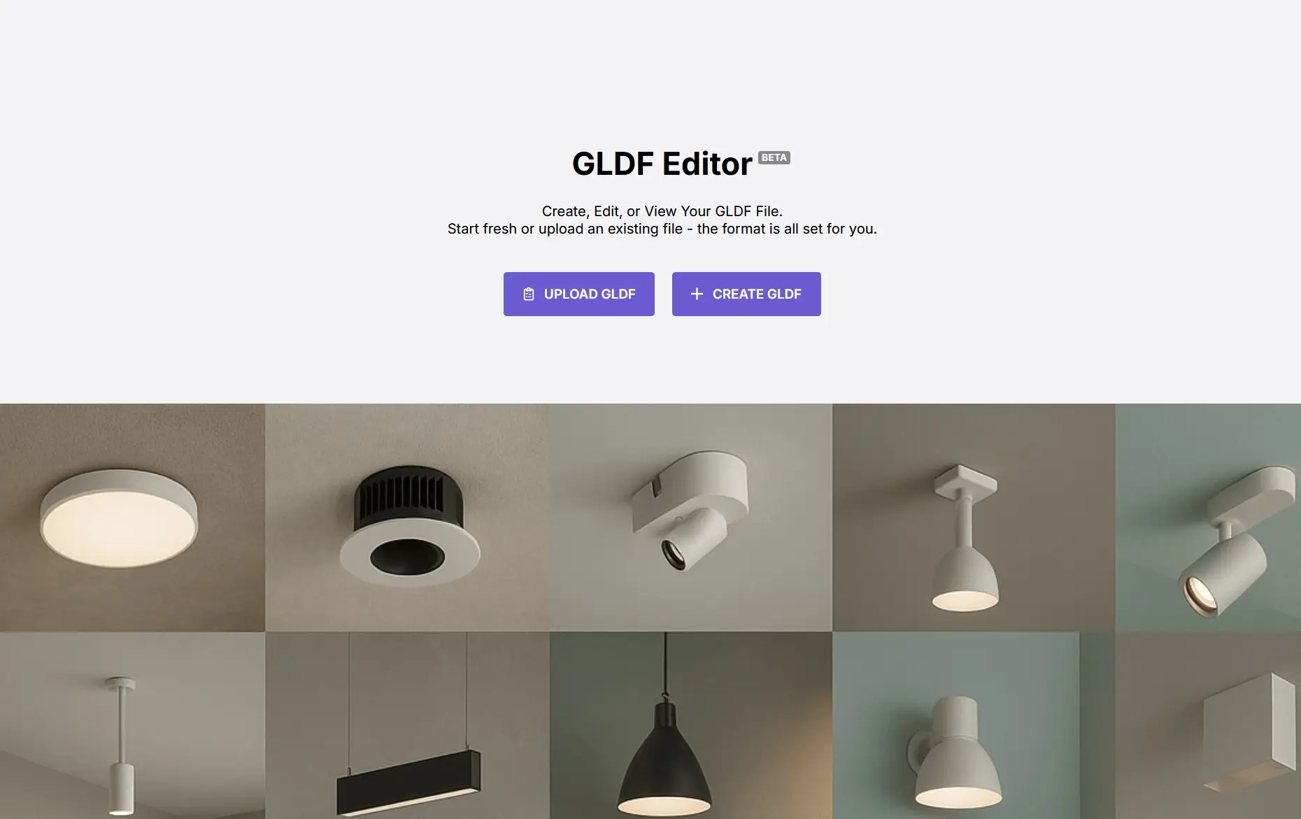 Screenshot GLDF Editor